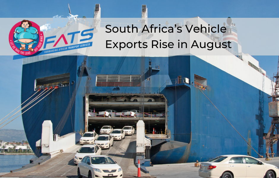 South Africa’s Vehicle Exports Rise in August 2023